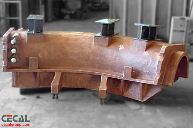 Cooled Copper Launders for Metal and Slag Tapping