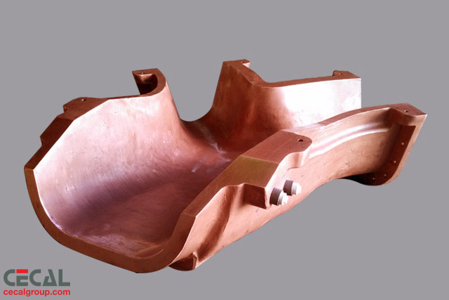 Copper Cooled Elements for Smelting Furnaces of Copper, Nickel, and Other Metals