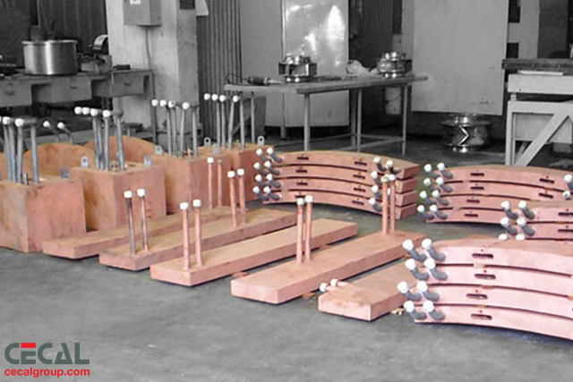 Wall Copper Cooling Elements