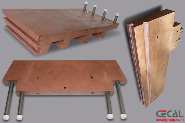 Wall Copper Cooling Elements