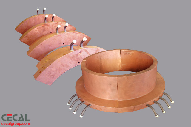 Copper Cooled Elements for Smelting Furnaces