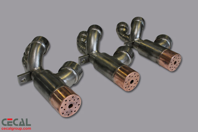 Oxygen injectors. Pieces manufactured exclusively, not available to the market