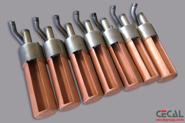 Cigar Coolers (Copper Jackets) and Cooled Panels for Blast Furnace