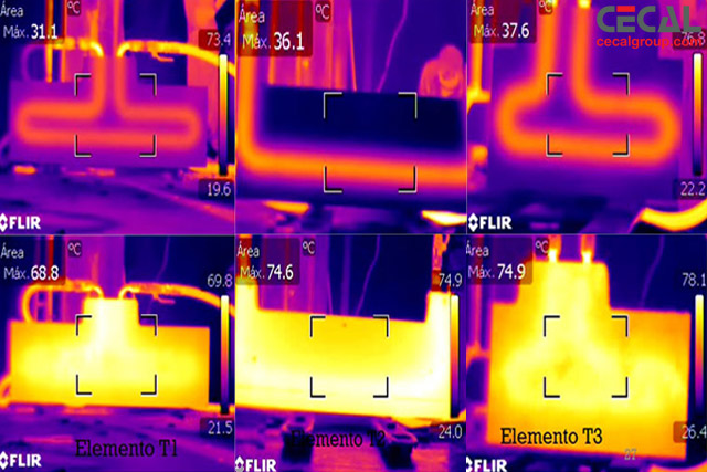 Elementos de Refrigeração da Parede em Cobre